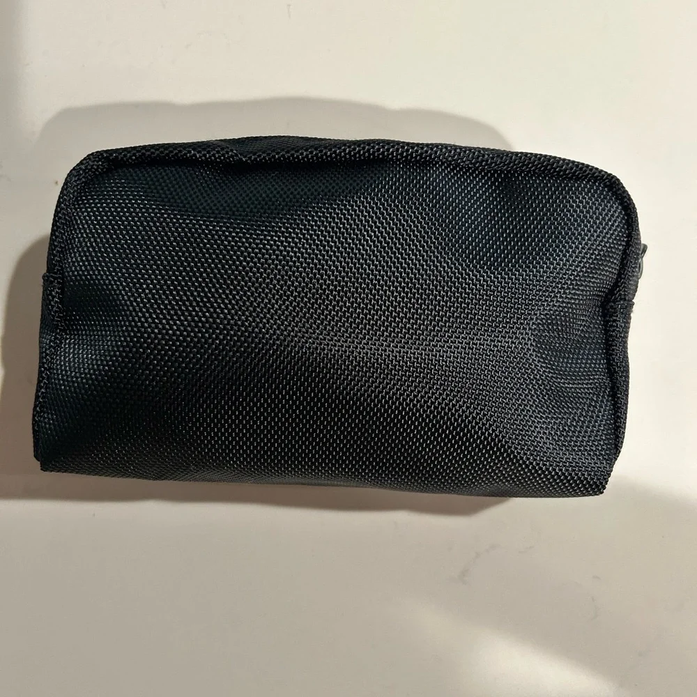 Tumi Black Textured Pouch